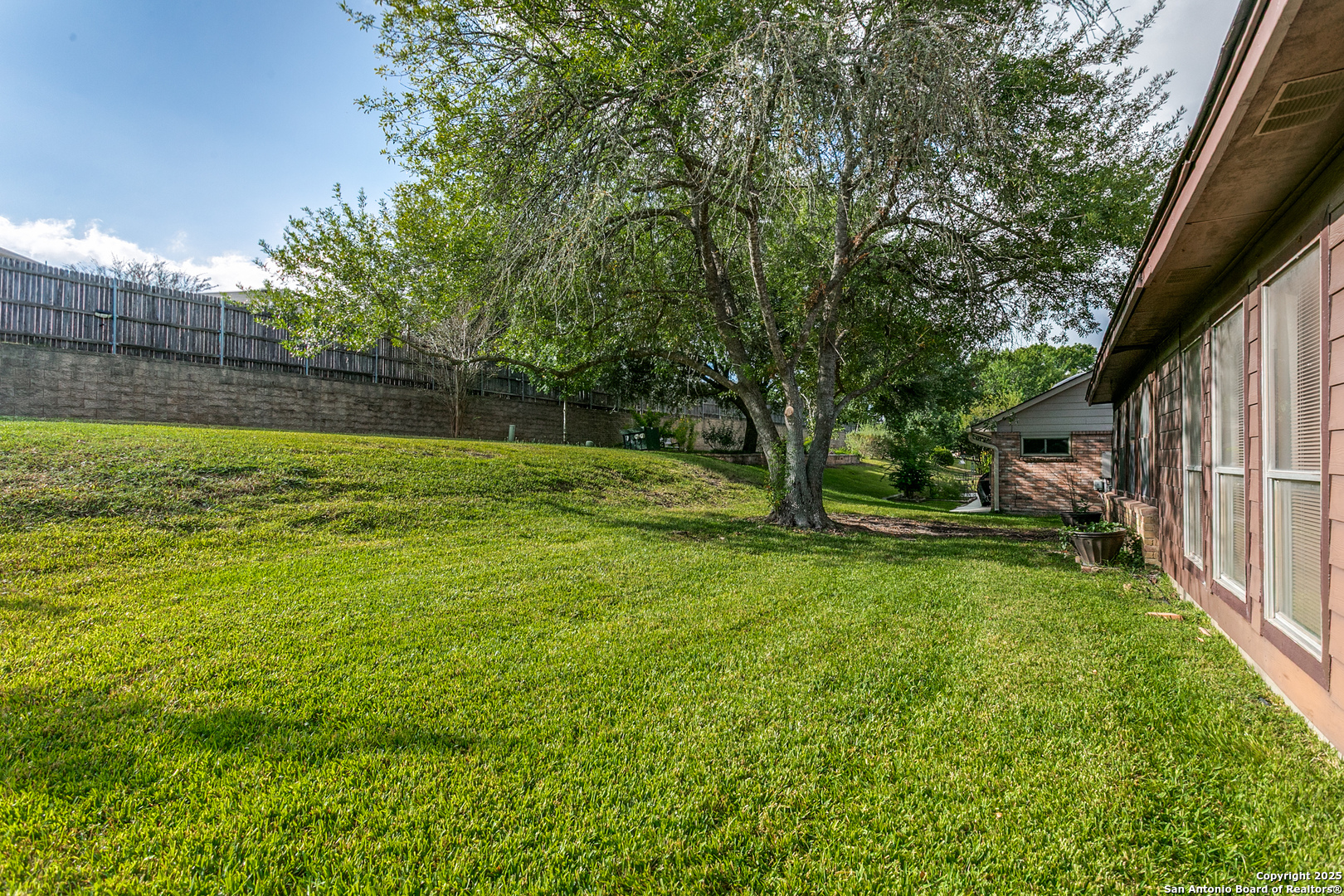 3629 Fox Run Schertz, TX 78108 - Photo 23 of 25 a view of a backyard with large trees