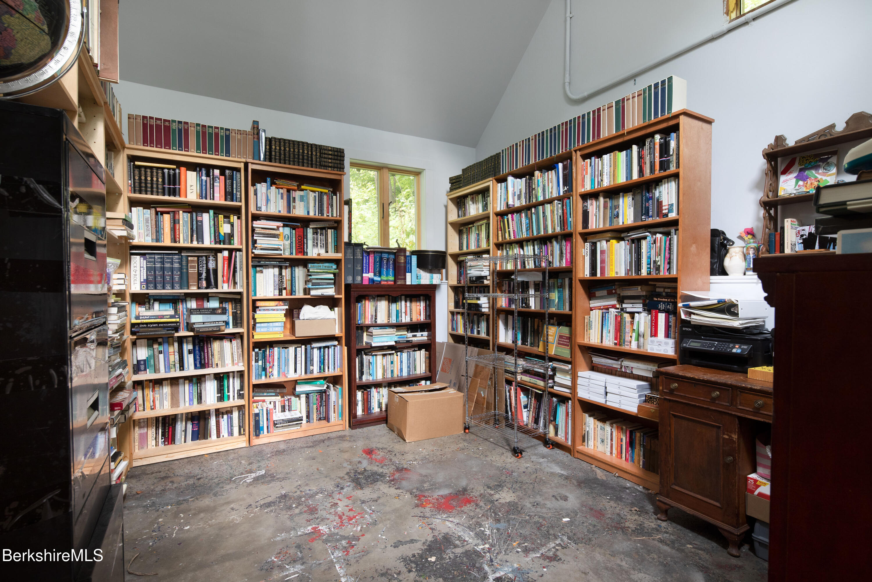 77 Grove Street Great Barrington, MA 01230 - Photo 30 of 31 a view of a living room and a book shelf