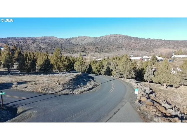 a aerial view of a house with a outdoor space