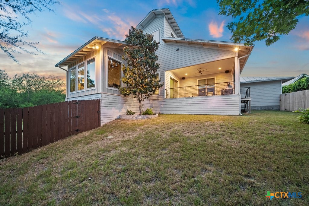 1165 Turtle Trail New Braunfels, TX 78130 - Photo 45 of 48 a backyard of a house