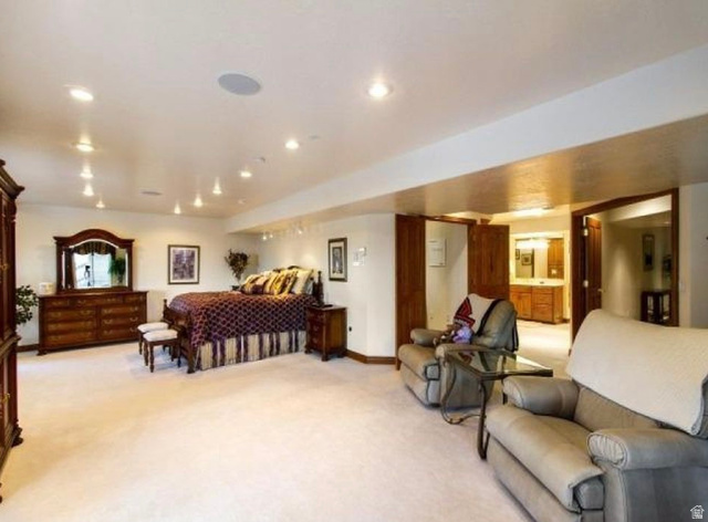1085 Windsor Drive Provo, UT 84604 - Photo 29 of 83 Bedroom featuring light carpet and recessed lighting