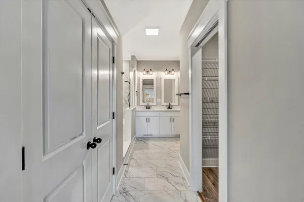 a view of storage and utility room