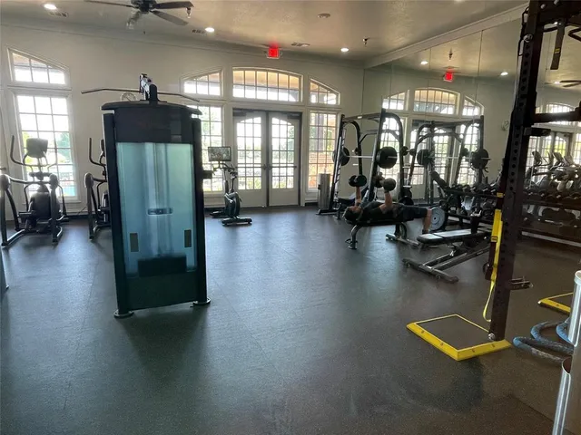 a view of lake with green space