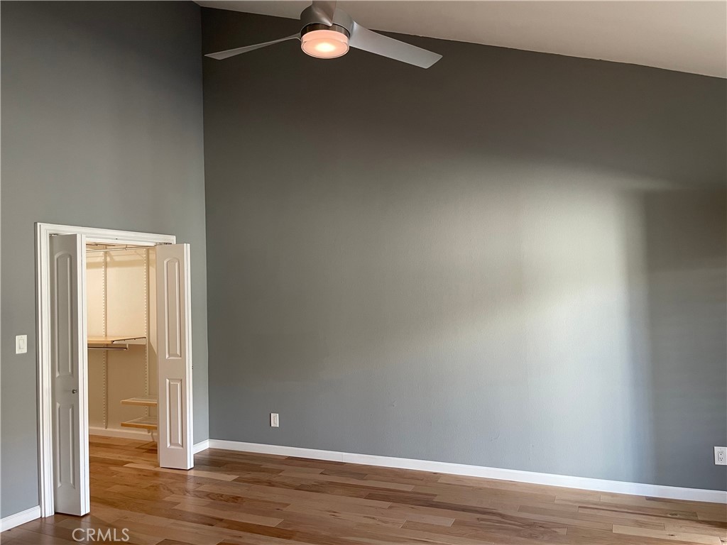 333 Virginia Street, Unit 9 El Segundo, CA 90245 - Photo 48 of 75 Main Bedroom with Vaulted Ceiling and Ceiling Fan