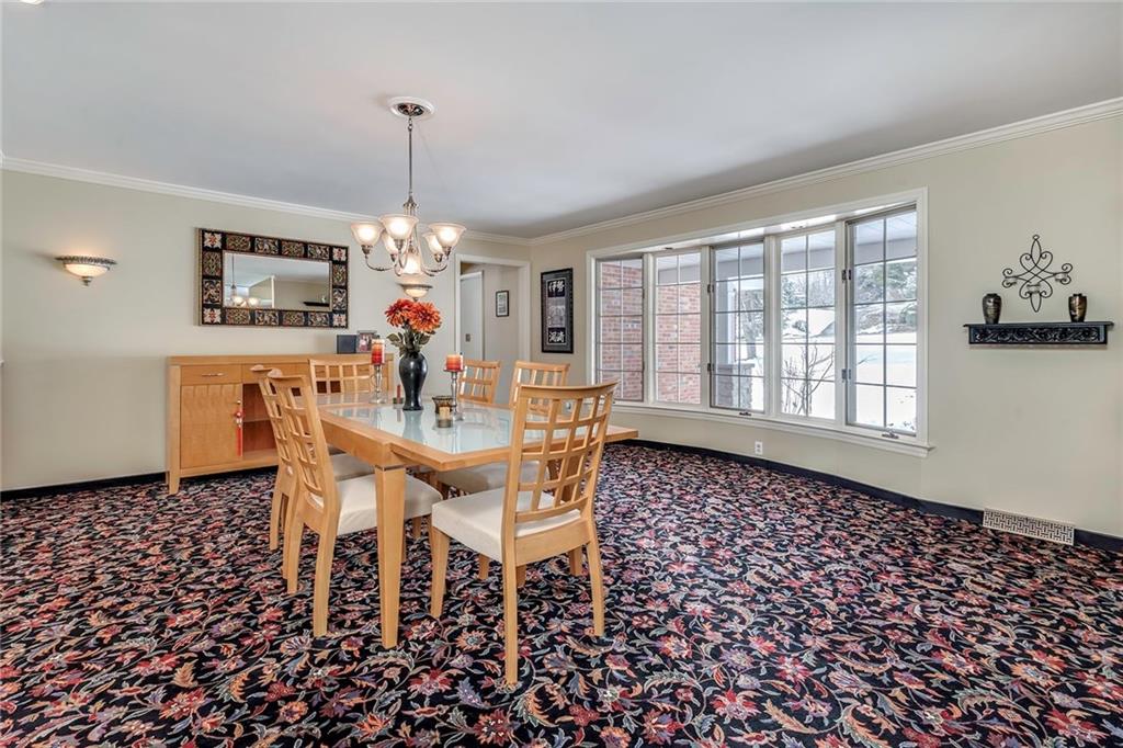 177 Canterbury Road Canonsburg, PA 15317 - Photo 6 of 25 Spacious dining room that will accommodate a large dining table for all your entertaining needs. Large bay window overlooking front porch and yard.