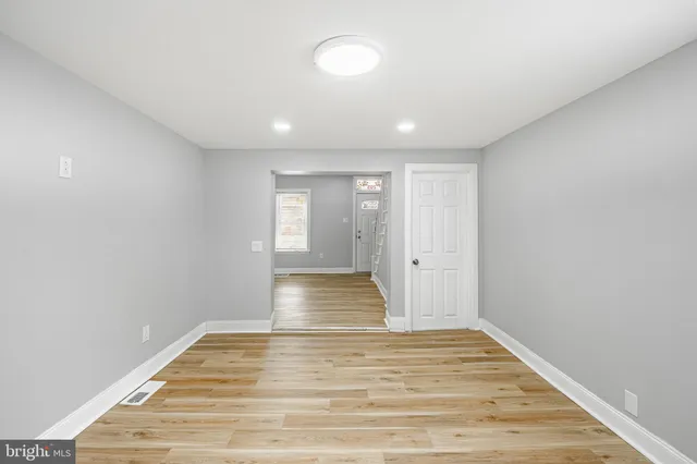 wooden floor in an empty room