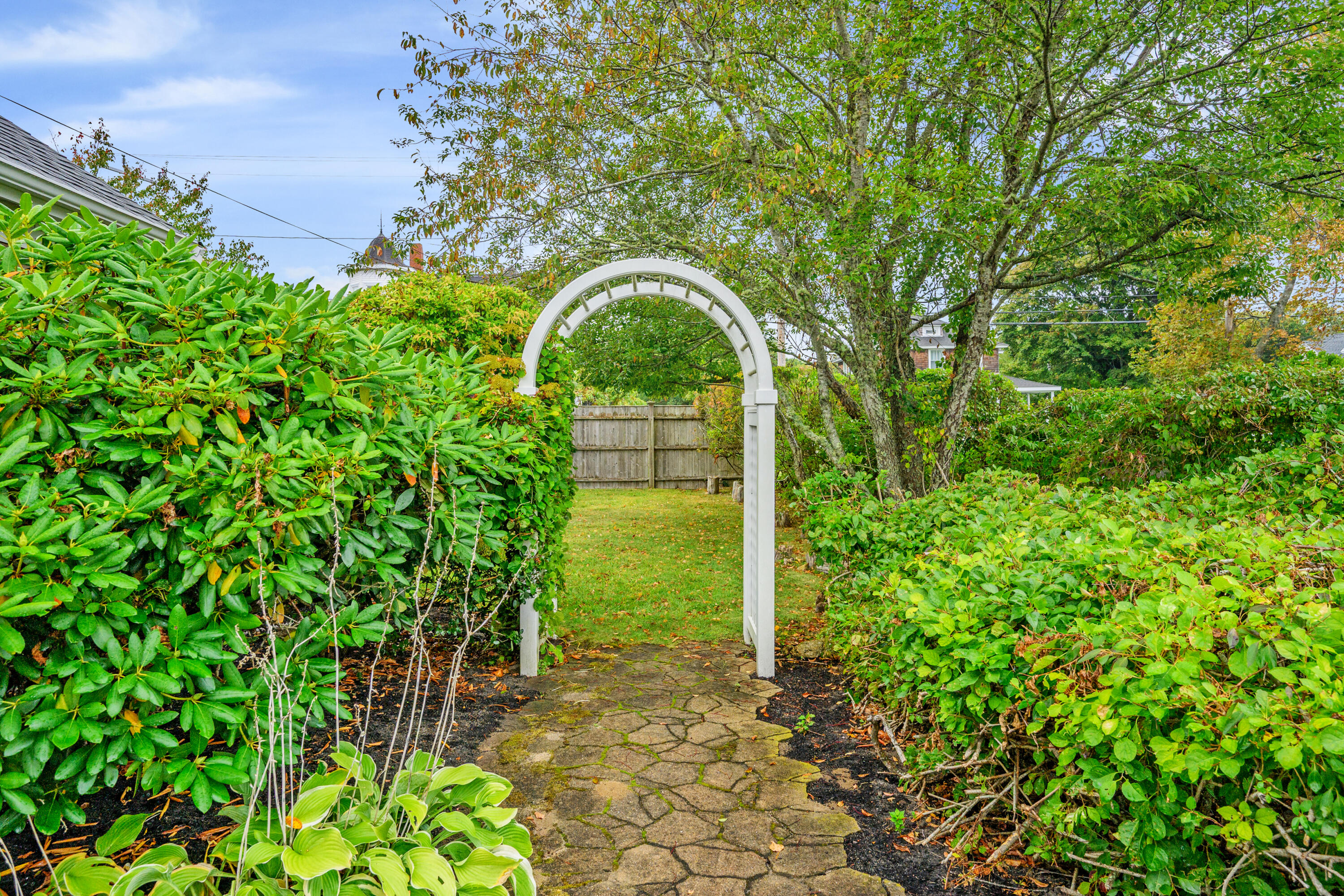 342 Sea Street Hyannis, MA 02601 - Photo 31 of 46 a house view with a garden space