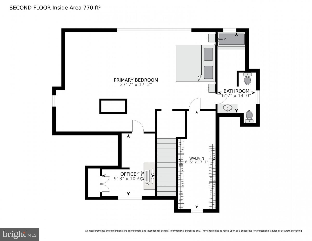 4919 Ashby Street Northwest Washington, DC 20007 - Photo 37 of 38 Floor plan - second level