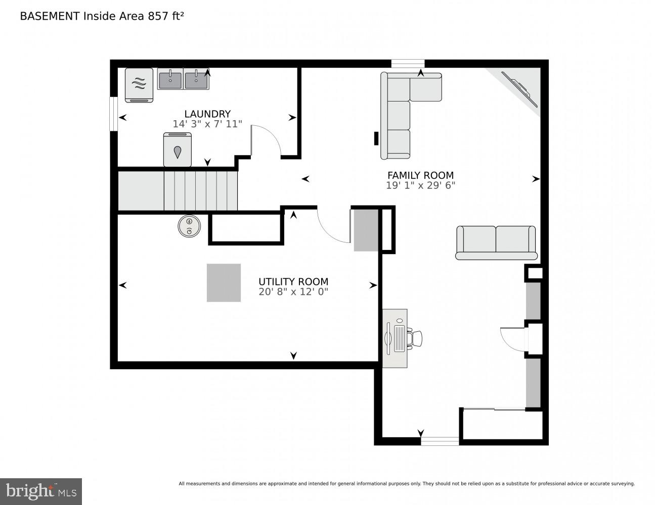 4919 Ashby Street Northwest Washington, DC 20007 - Photo 38 of 38 Floor plan - lower level