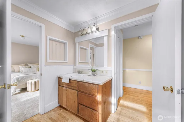 an empty room with sliding door