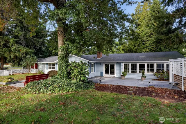 a house with lots of trees