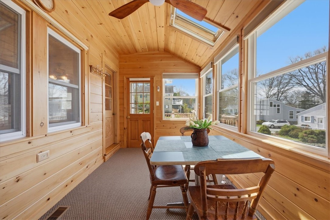 2 Michelle Lane Charlestown, RI 02813 - Photo 13 of 43 Entrance to heated porch/sunroom from the deck