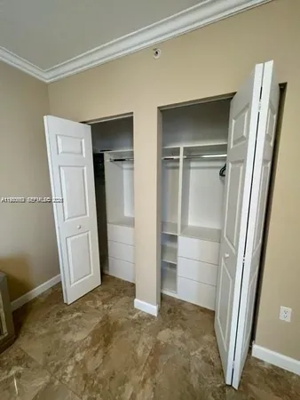 a view of closet area