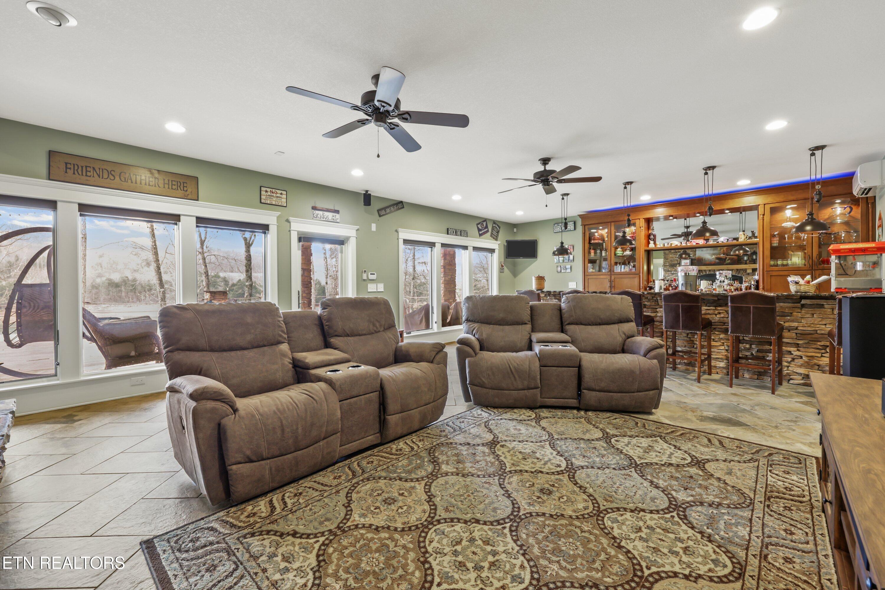 169 Helms Ferry Road Sharps Chapel, TN 37866 - Photo 32 of 60 Lower-level Entertainment Suite