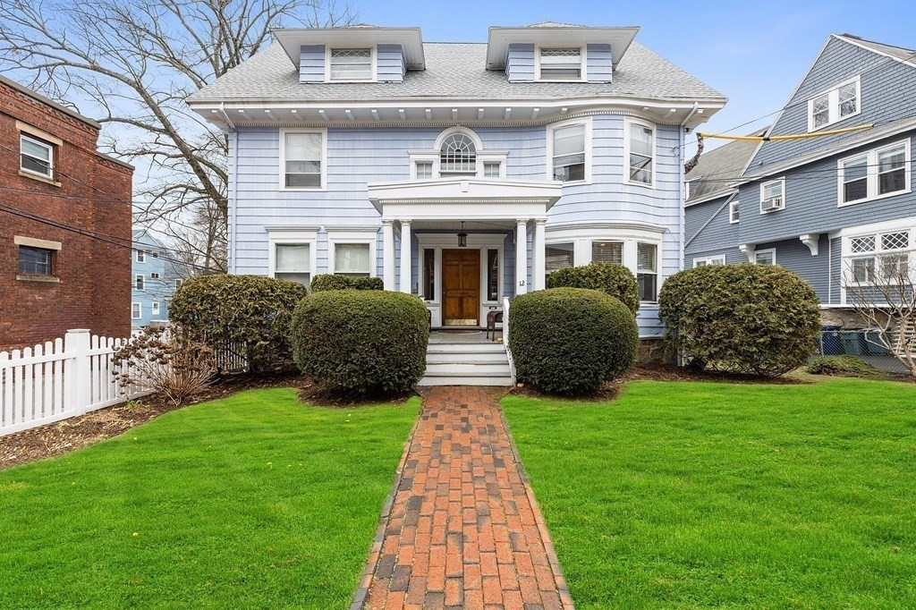 12 Colliston Road, Unit 2 Boston, MA 02135 - Photo 9 of 10 a front view of a house with garden