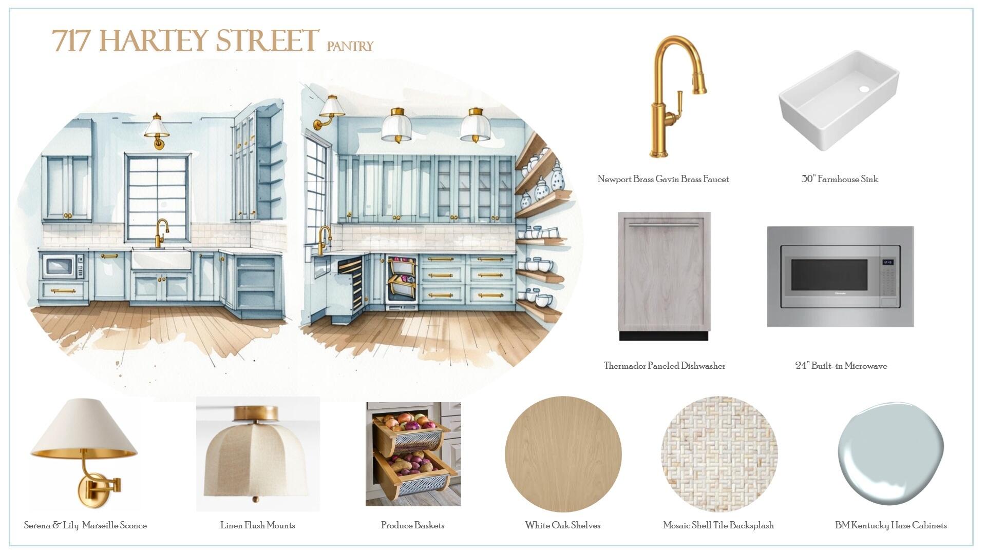 717 Hartey Street Daniel Island, SC 29492 - Photo 9 of 16 6- Design Boards- 717 Hartey- Pantry