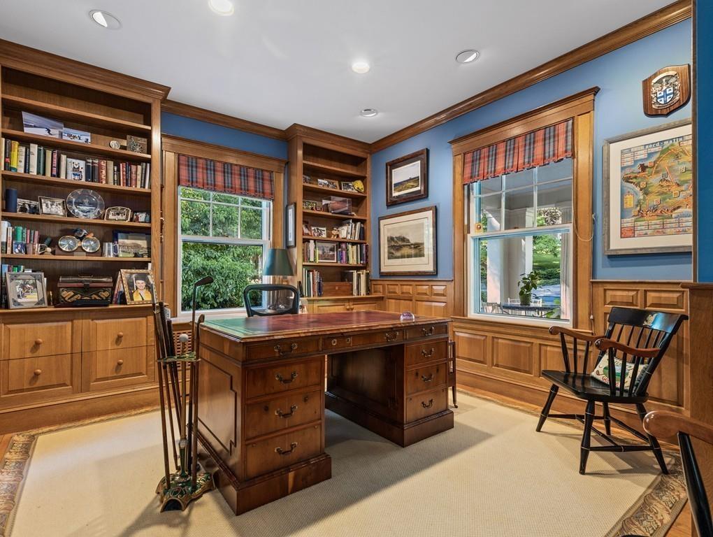 101 Abbott Road Wellesley, MA 02481 - Photo 20 of 38 a view of a workspace with furniture and a window