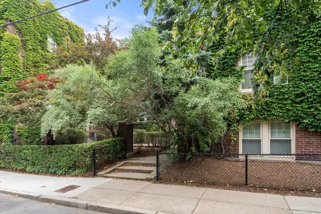 front view of a house with a tree