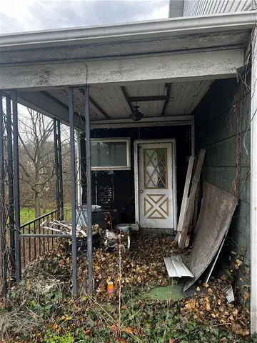 a view of a house with a door
