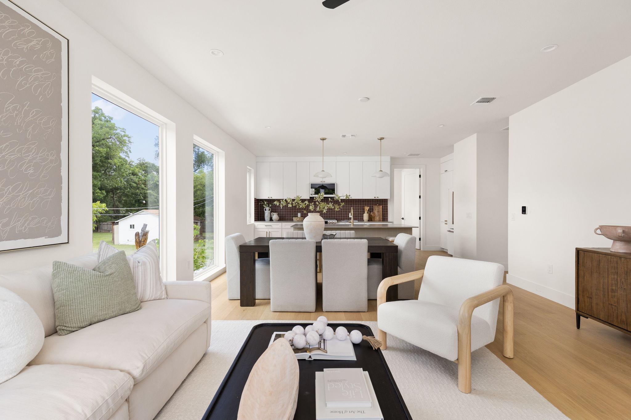 732 Springdale Road, Unit A Austin, TX 78702 - Photo 9 of 18 Bright, open concept living and dining areas offer seamless flow for modern entertaining.