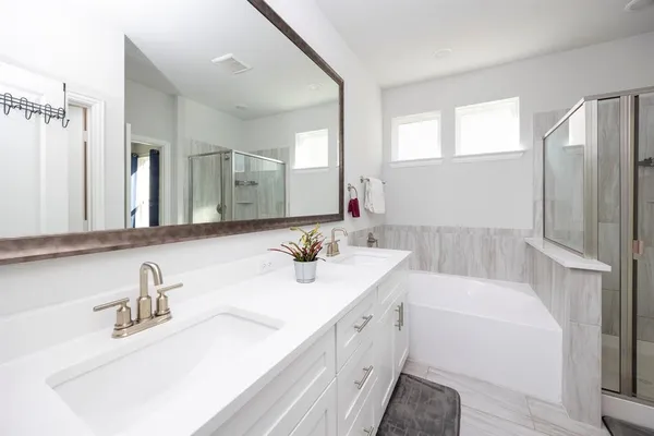 a living room with a couch and a table