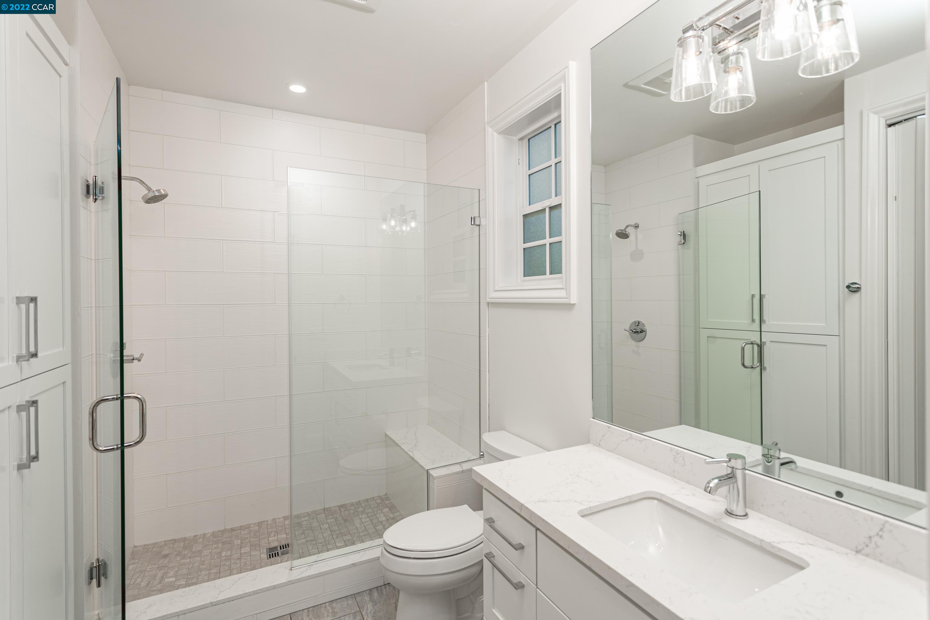 962 Reliez Station Lane Lafayette, CA 94549 - Photo 14 of 25 a bathroom with a sink a toilet and shower