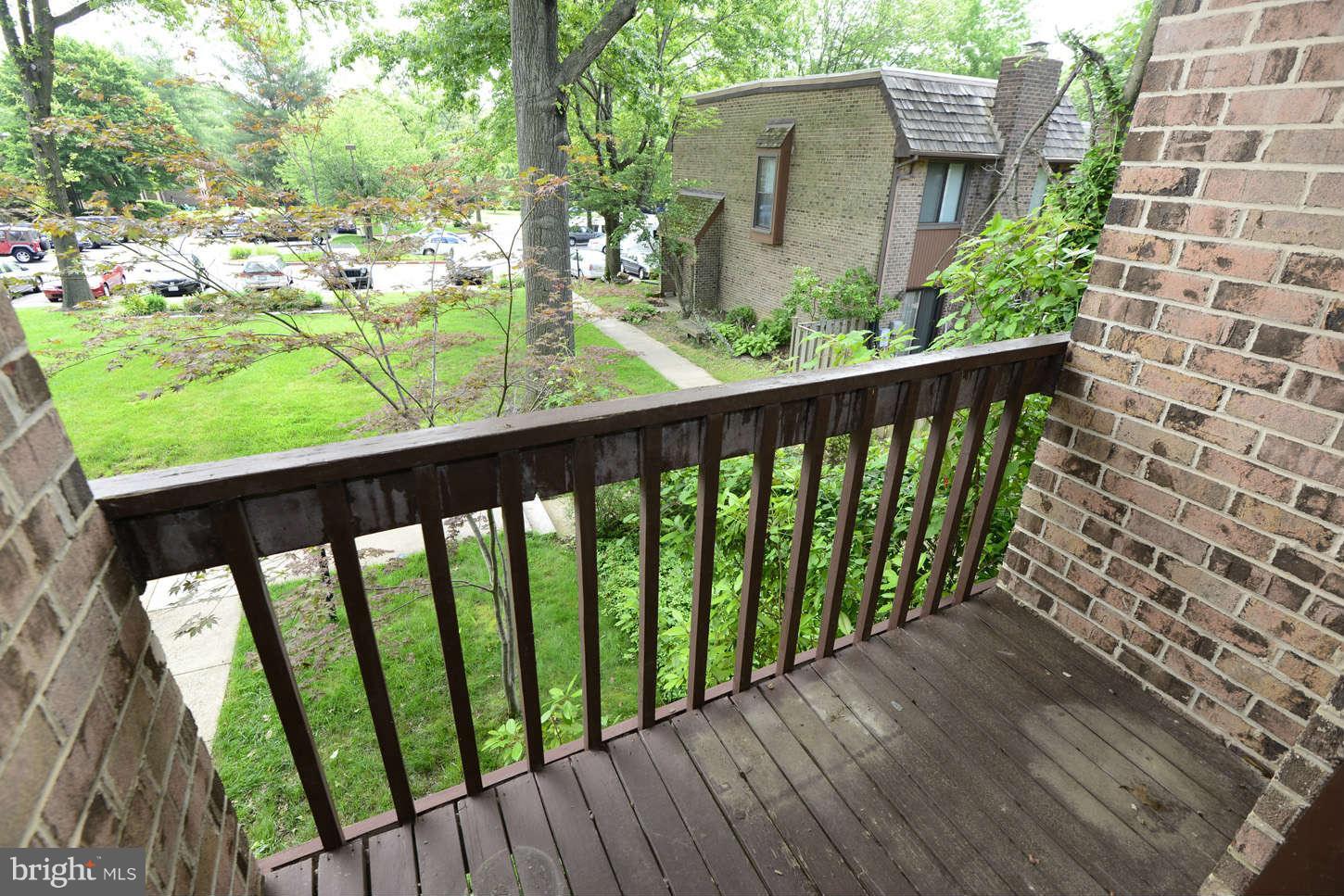 5360 Eliots Oak Road Columbia, MD 21044 - Photo 15 of 22 Second Bedroom Balcony