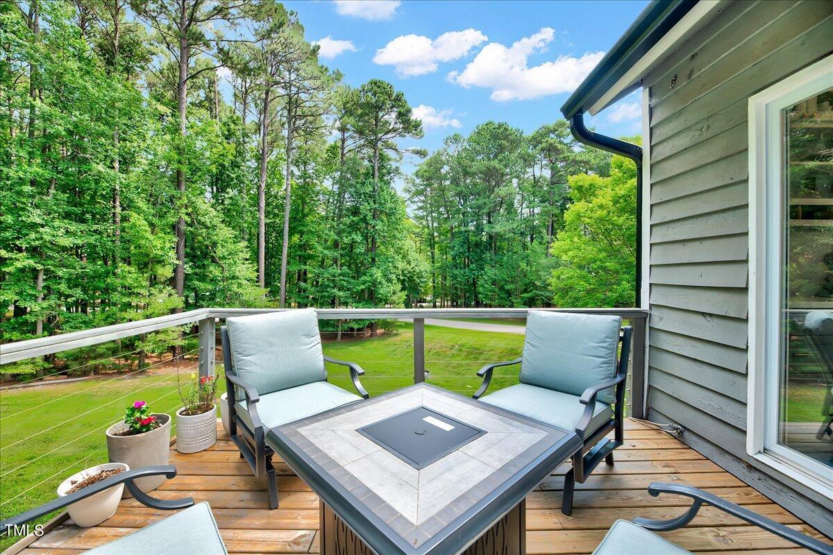 11313 Rumshill Road Raleigh, NC 27614 - Photo 43 of 55 a view of an outdoor sitting area with furniture