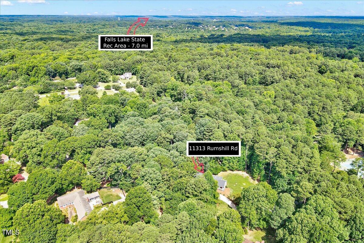 11313 Rumshill Road Raleigh, NC 27614 - Photo 53 of 55 a view of a wall with an outdoor space