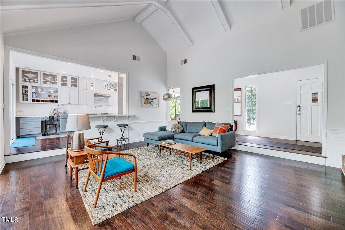 11313 Rumshill Road Raleigh, NC 27614 - Photo 8 of 55 a living room with furniture and wooden floor
