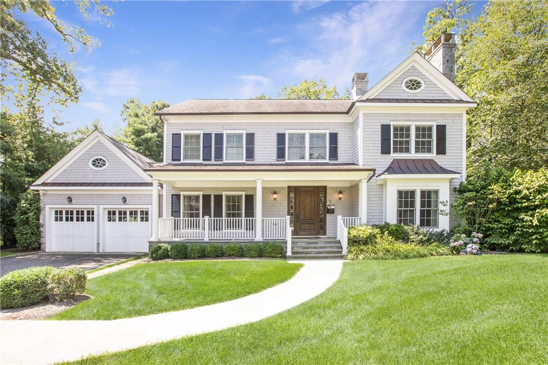 2 Hook Road Rye, NY 10580 - Photo 1 of 1 a front view of a house with a yard