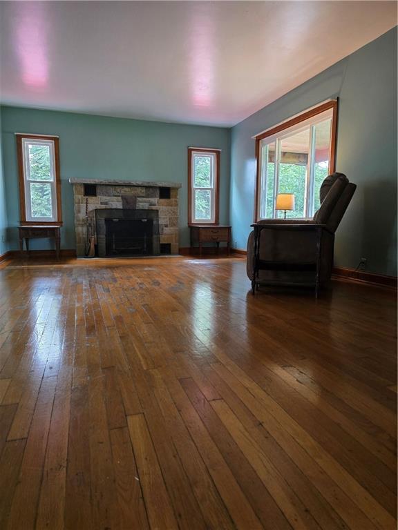 368 Pittsburgh Road Butler, PA 16002 - Photo 17 of 26 a living room with furniture and a fireplace