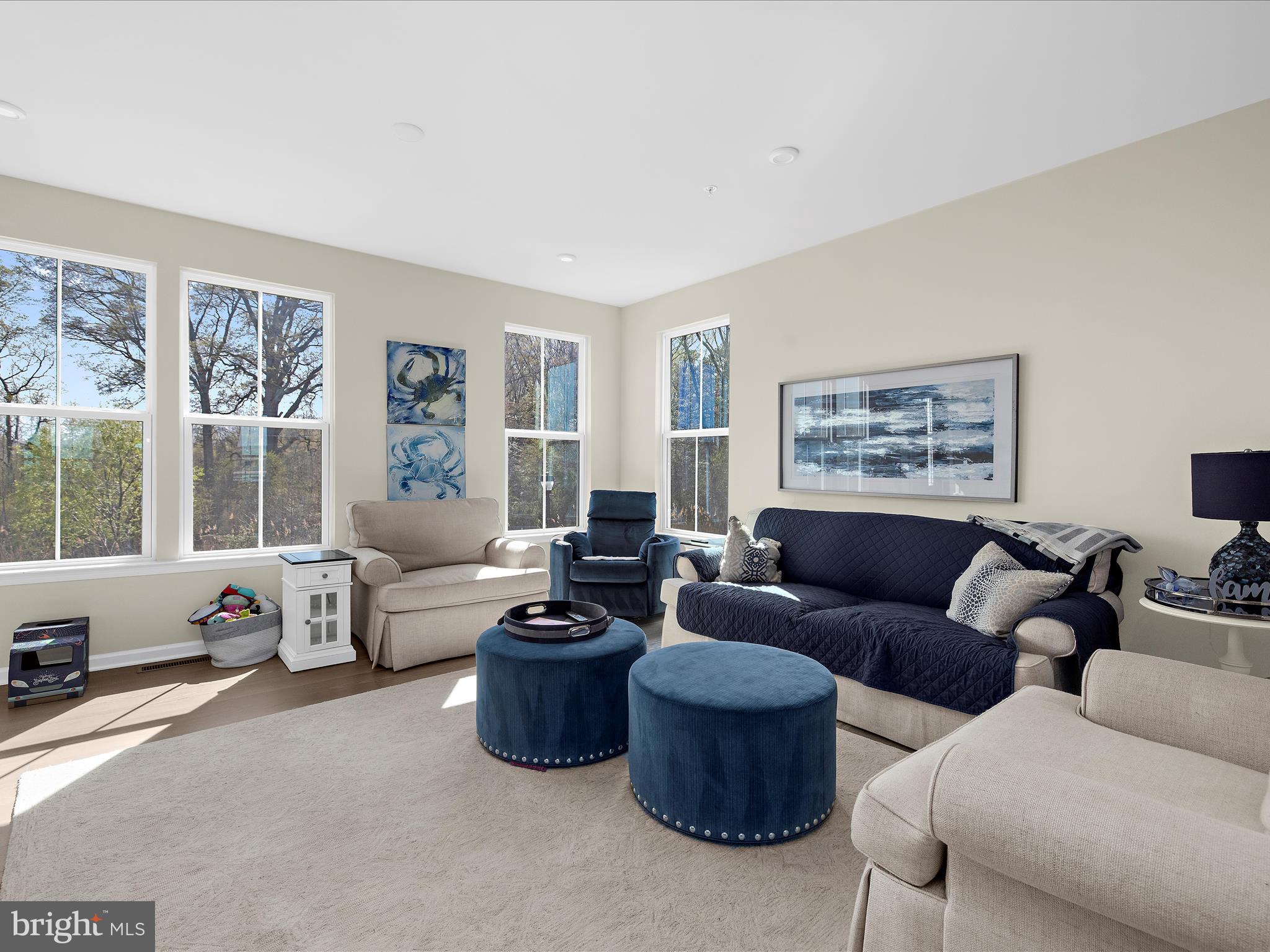 3100 Shaws Road Edgemere, MD 21219 - Photo 2 of 88 a living room with furniture large window and wall painting