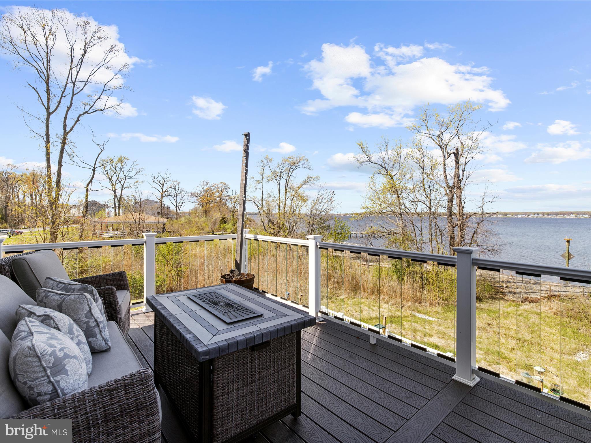3100 Shaws Road Edgemere, MD 21219 - Photo 53 of 88 a view of a balcony with lake view and a ocean view