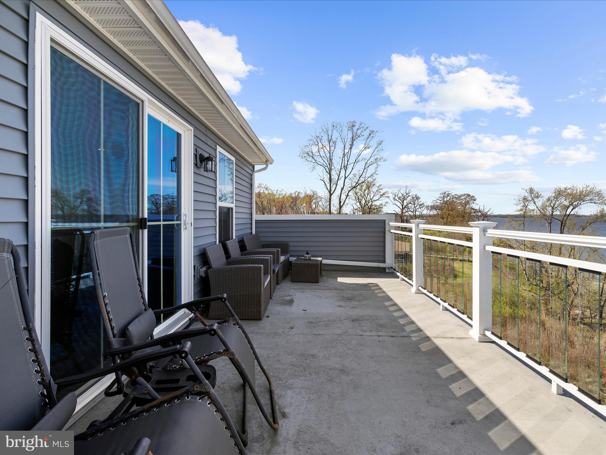 3100 Shaws Road Edgemere, MD 21219 - Photo 55 of 88 a view of a balcony with chairs