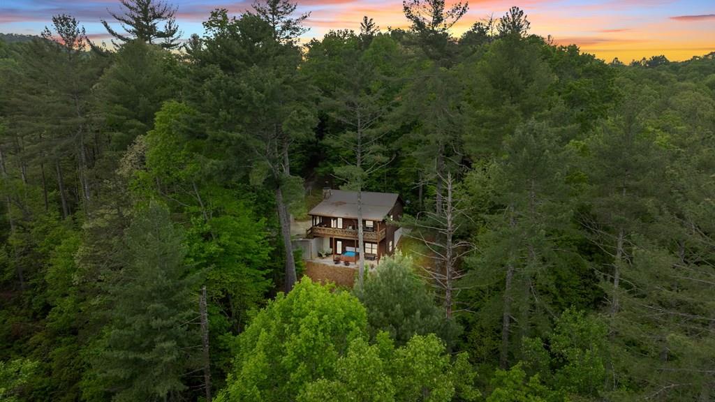 a wooden bench sitting in a field