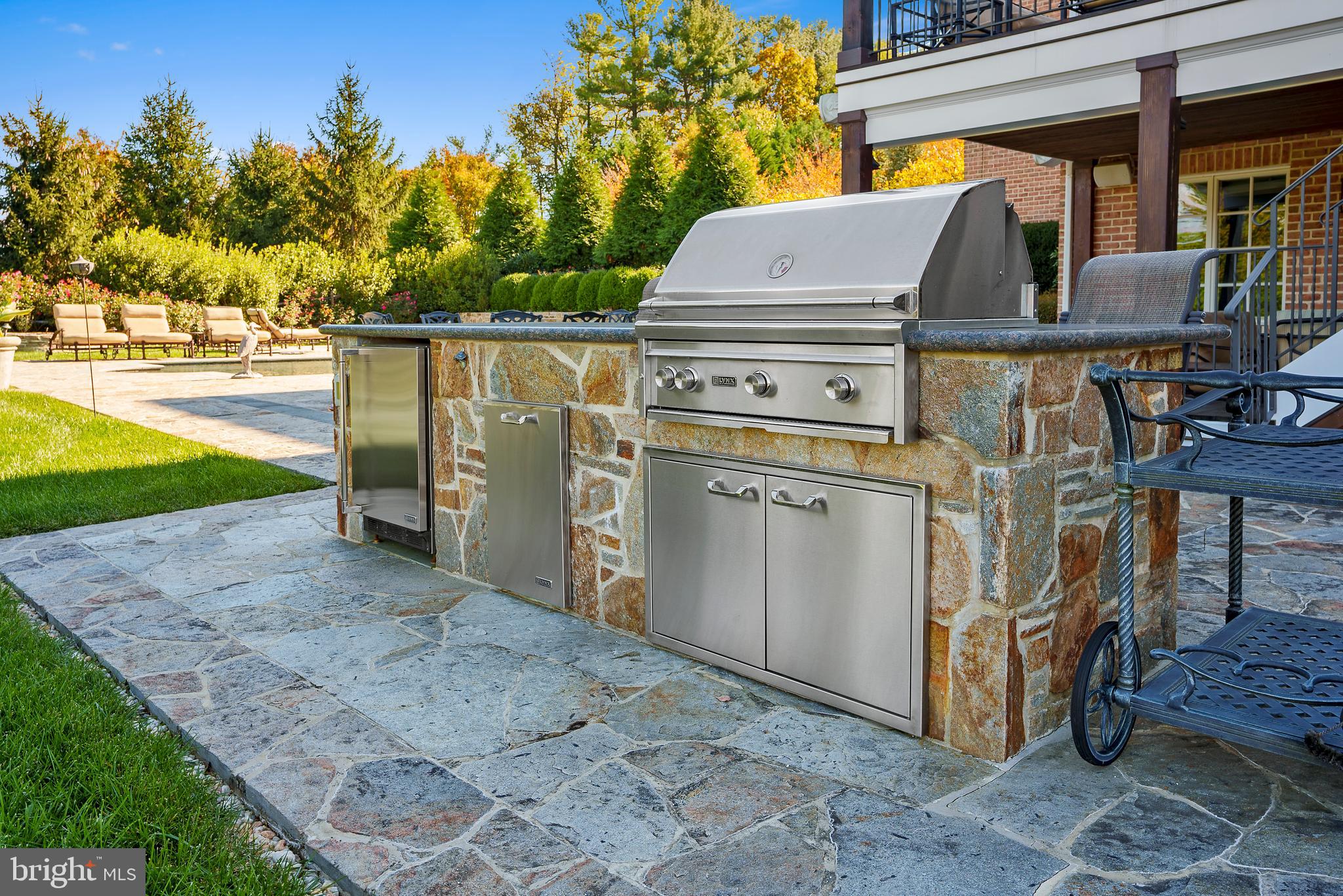 12203 Worthington Road Owings Mills, MD 21117 - Photo 69 of 75 Cooking Center with Lynx Natural Gas Grill