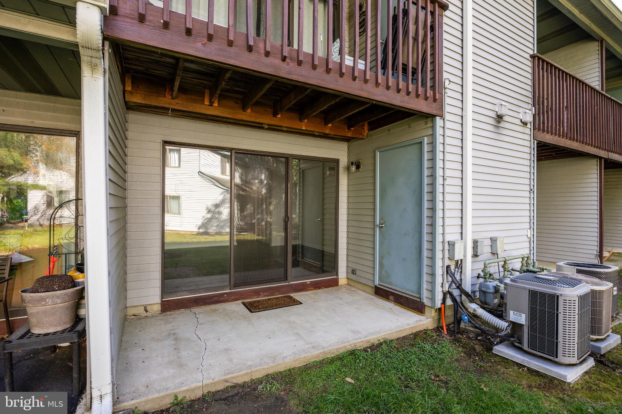 502 Barclay Walk Cherry Hill, NJ 08034 - Photo 26 of 31 Rear Living Room Patio and Storage Locker