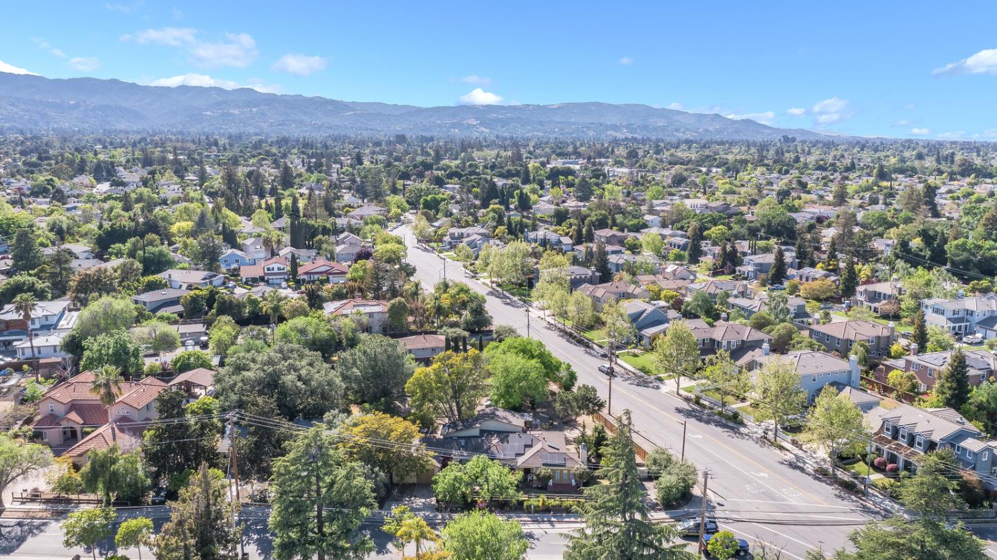 1265 Burrows Road Campbell, CA 95008 - Photo 26 of 32 an aerial view of a and mountain