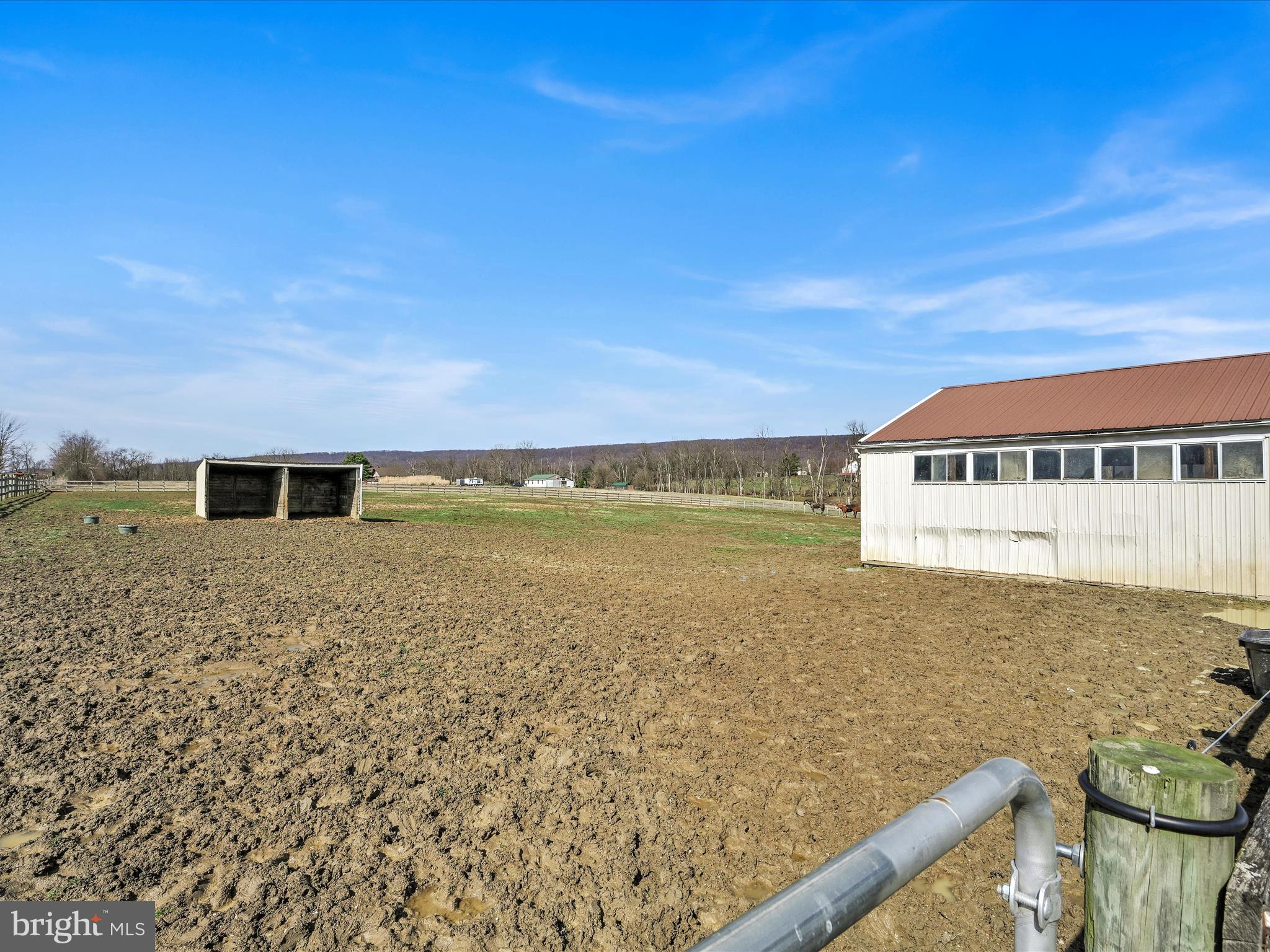 49 Bullfrog Road Grantville, PA 17028 - Photo 33 of 38 Pasture with Run -in shed