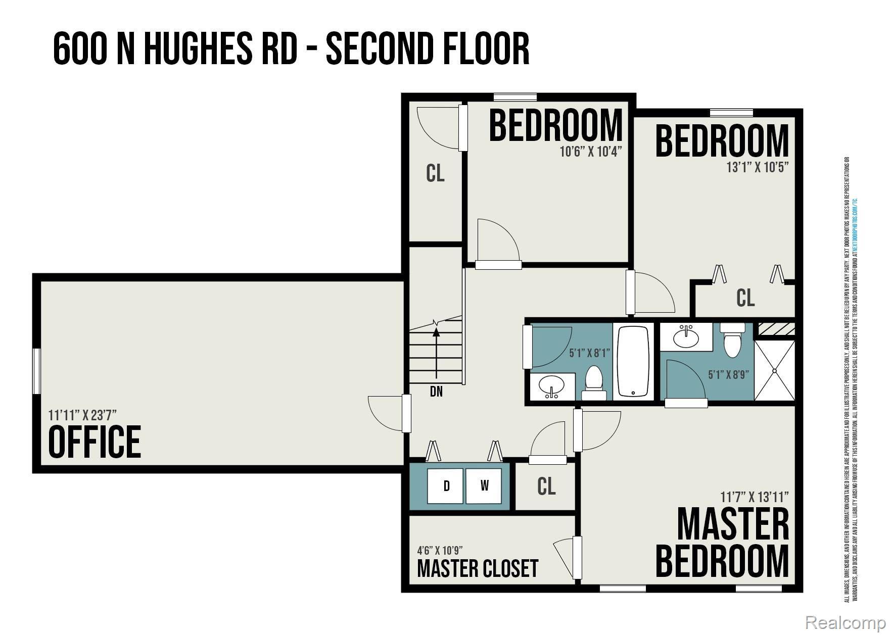 600 North Hughes Road Howell, MI 48843 - Photo 32 of 33 Second Floor.jpg
