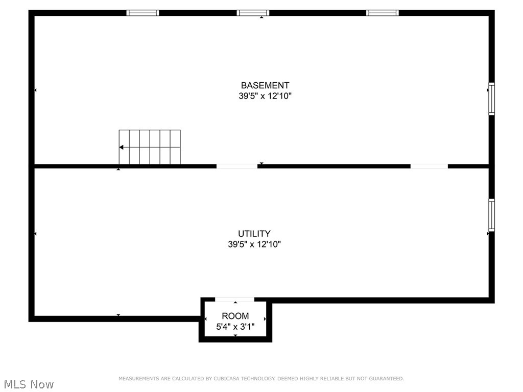 3331 Boyne Road Barberton, OH 44203 - Photo 21 of 22 Basement floor plan