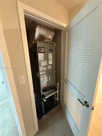 a view of hallway with stairs