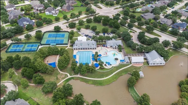 an aerial view of a