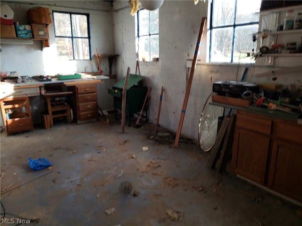 10347 Prospect Road Strongsville, OH 44149 - Photo 19 of 21 Another view of workshop at the back of inside the garage.