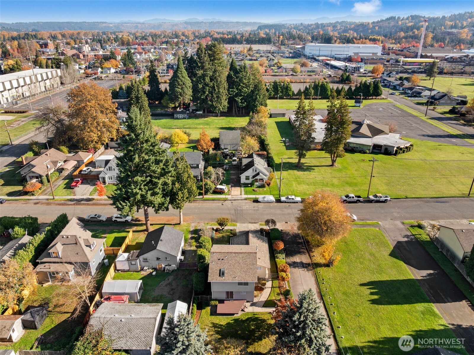720 7th Street Southwest Puyallup, WA 98371 - Photo 39 of 40 an aerial view of a houses with outdoor space