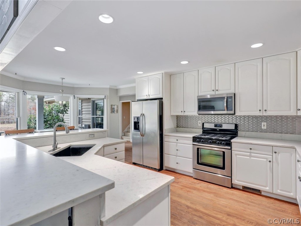 2932 Roundabout Road Louisa, VA 23093 - Photo 8 of 36 Kitchen has new granite counters, SS appliances (2