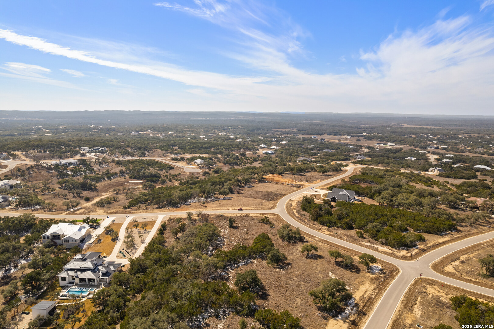521 Rosemary Rdg Drive Bulverde, TX 78163 - Photo 22 of 32 an aerial view of residential houses with outdoor space