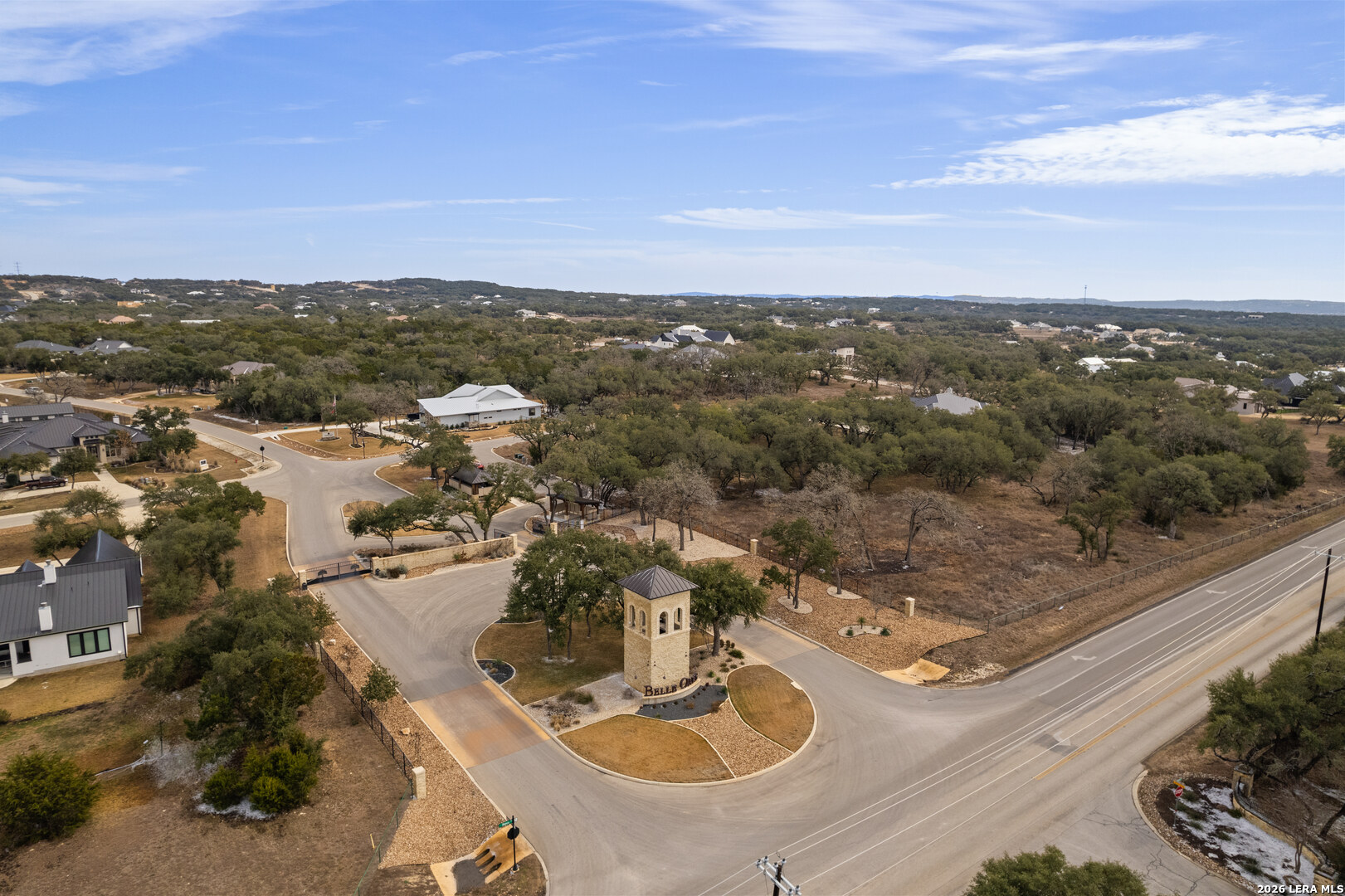 521 Rosemary Rdg Drive Bulverde, TX 78163 - Photo 27 of 32 an aerial view of residential houses with outdoor space