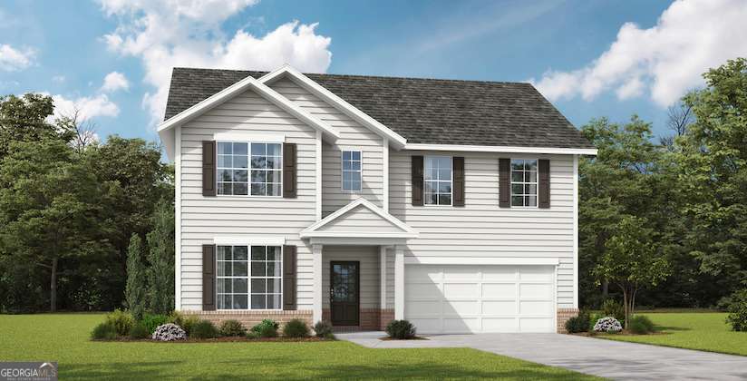 210 Villa Rica Springs Villa Rica, GA 30180 - Photo 3 of 24 a front view of a house with a yard